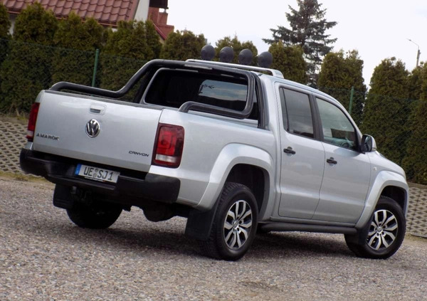 Volkswagen Amarok cena 89999 przebieg: 169999, rok produkcji 2016 z Ciężkowice małe 529